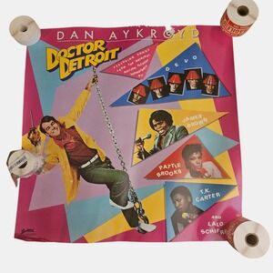 Doctor Detroit Original Motion Picture Soundtrack 23x23 Dan Akroyd Poster 1983